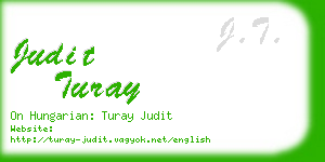 judit turay business card